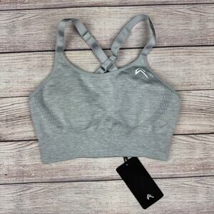Oner Ice Grey Marl Classic Seamless Sports Bra